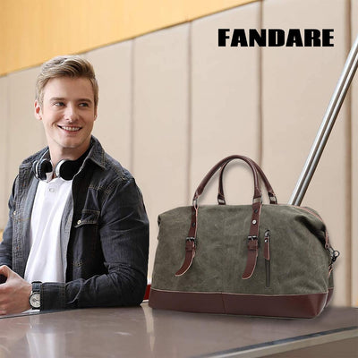 FANDARE Sporttasche Reisetasche Handgepäck Weekender für Damen Herren Multifunktion Umhängetasche Ca