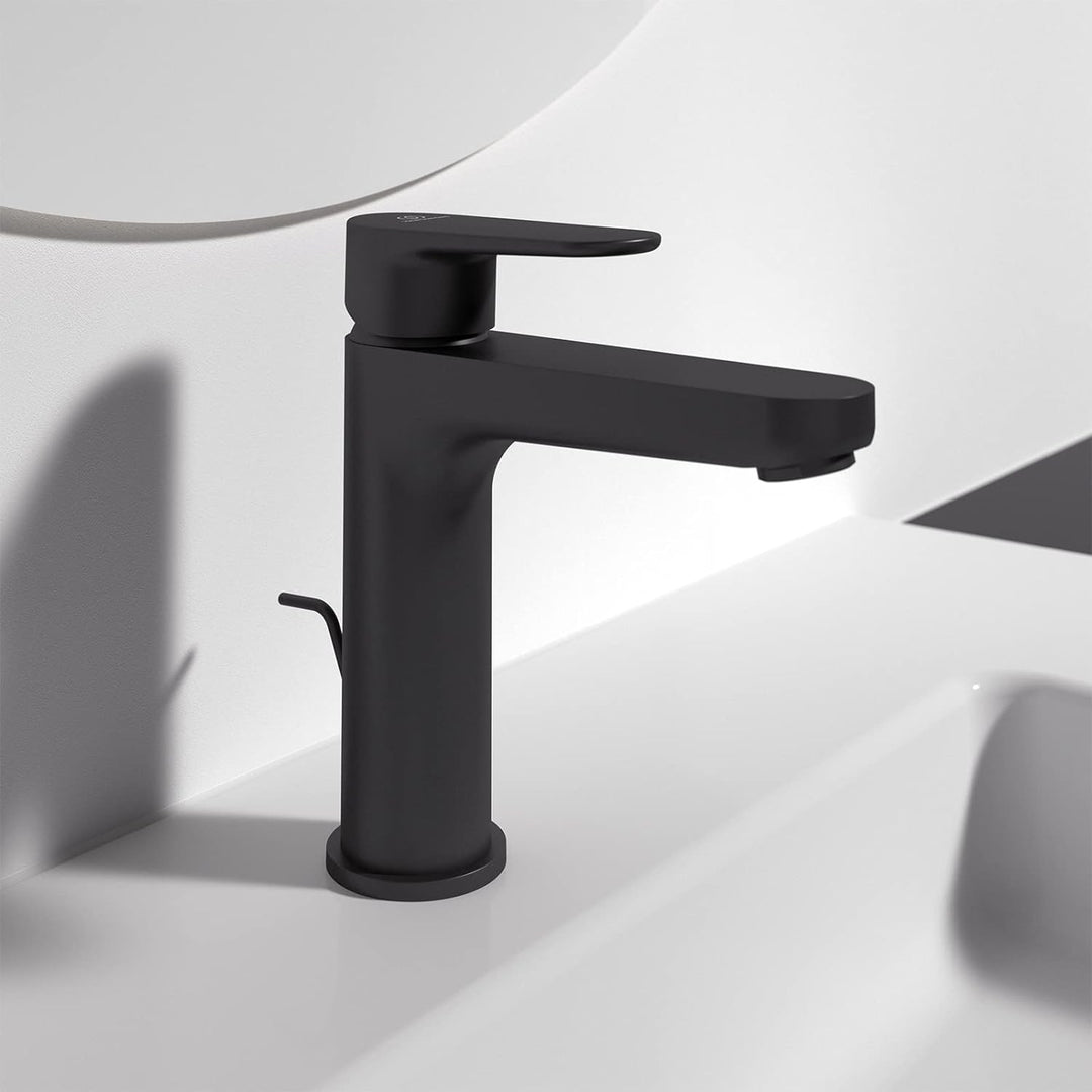 Ideal Standard BC699XG Cerafine O Waschtischarmatur Grande mit Zugknopf-Ablaufgarnitur Auslaufhöhe 1
