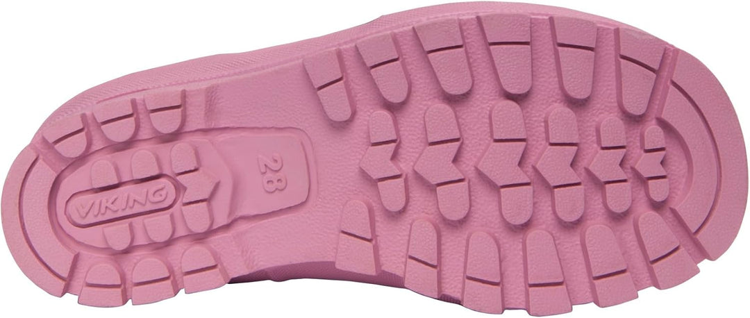 Viking Jolly Print Gummistiefel Unisex Kinder 24 EU Weit Purple Multi, 24 EU Weit Purple Multi