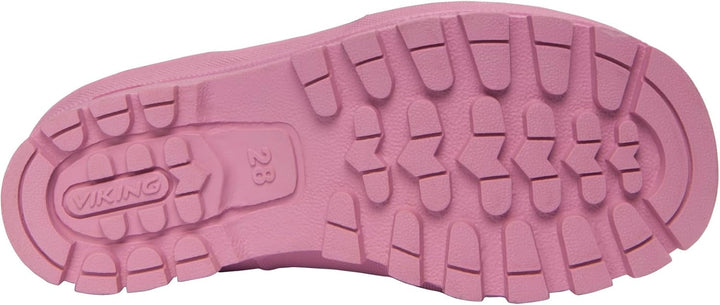 Viking Jolly Print Gummistiefel Unisex Kinder 24 EU Weit Purple Multi, 24 EU Weit Purple Multi
