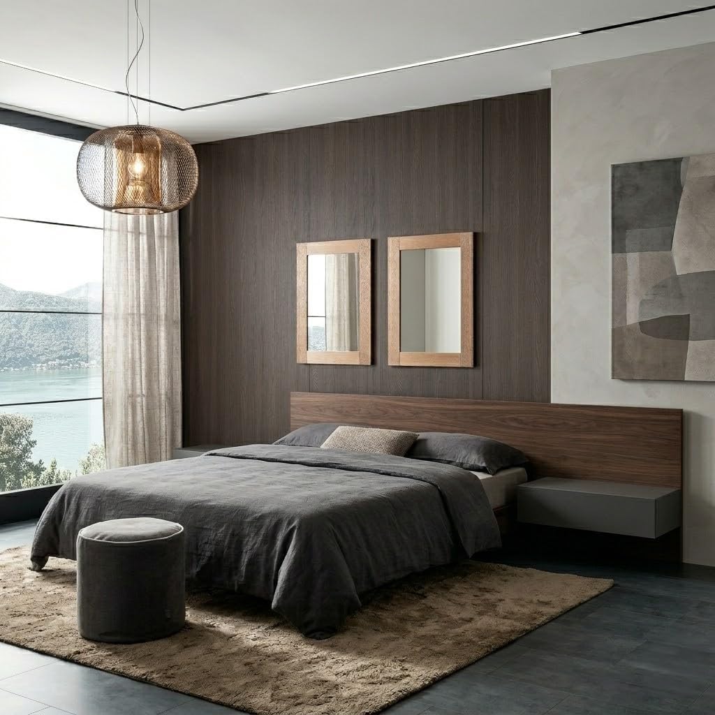 ARHome Spiegel Luxury, 76 x 56 cm, Kupfer, Wandspiegel, Made in Italy 76 x 56 Poliertes Kupfer, 76 x