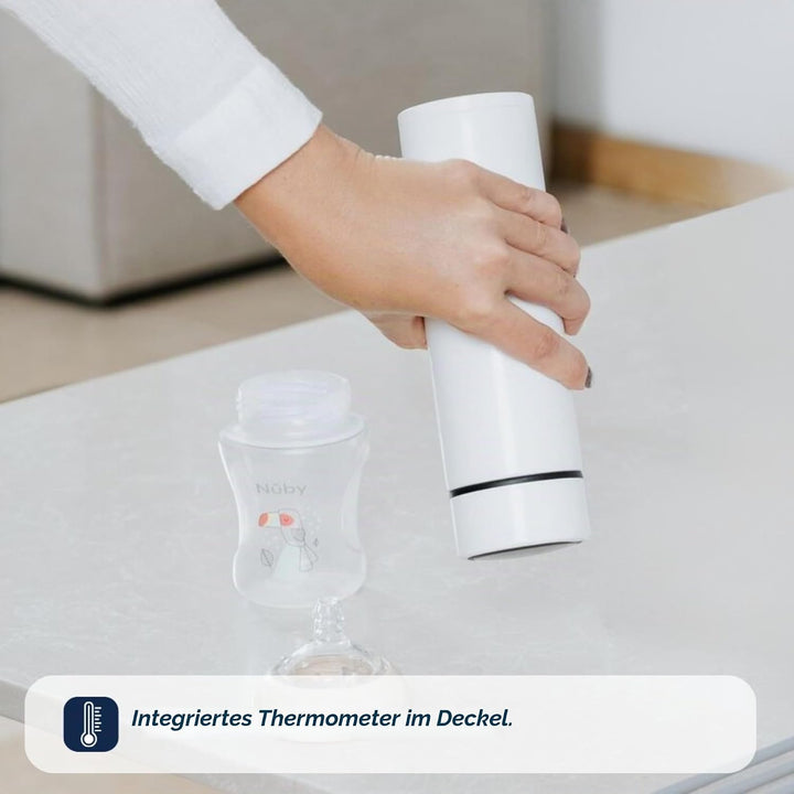 Nuby RapidCool™ – Bereitet die perfekte Babynahrung in nur 2 Minuten zu – Ideal für unterwegs – Enth