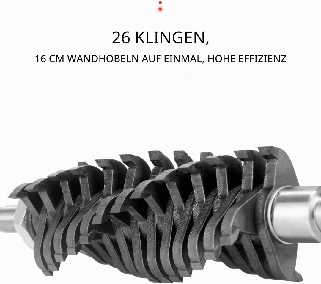 Elektrohobel Handhobel - 1200W Hobelmaschine mit 160mm Hobelbreite 1000-4000 upm bis zu 4 mm Spannti