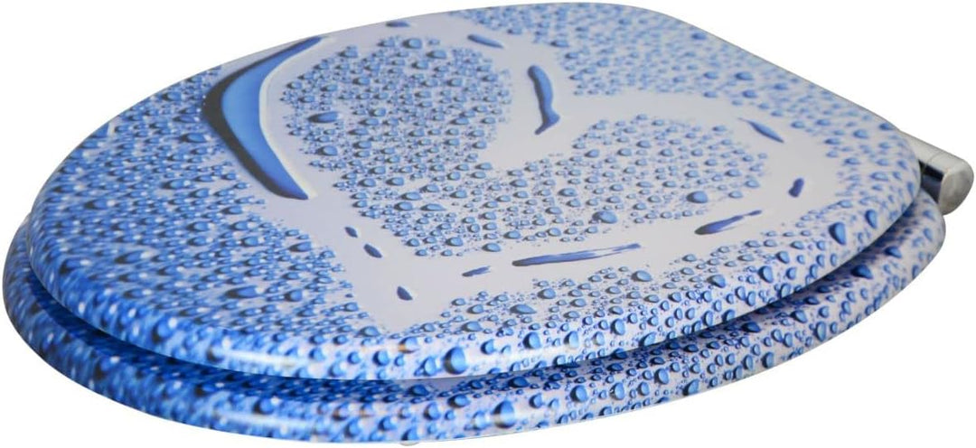 VEROSAN WC Sitz Fresh Heart, mit Absenkautomatik für geräuschloses Schliessen, mit Hochglanzoberfläc