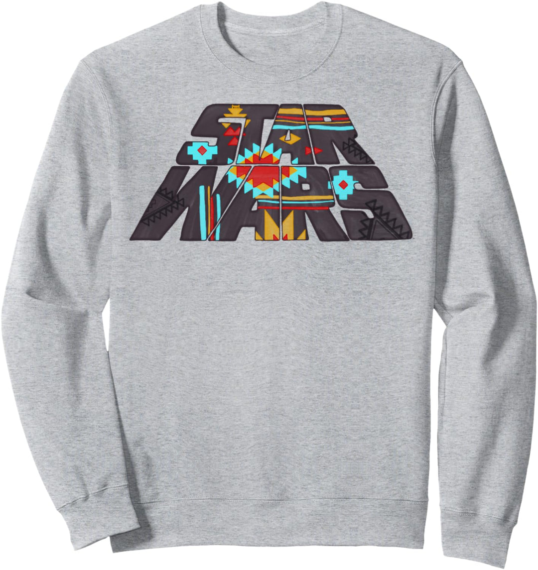 Star Wars Aztec Pattern Logo Fill Sweatshirt