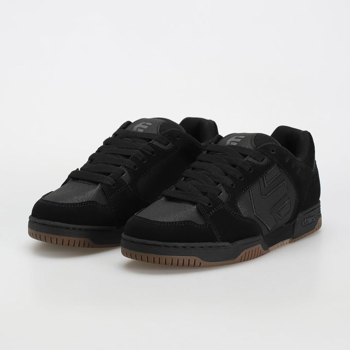 Etnies Herren Faze Low Top Puff Skateschuh 40 EU Black Black Gum, 40 EU Black Black Gum