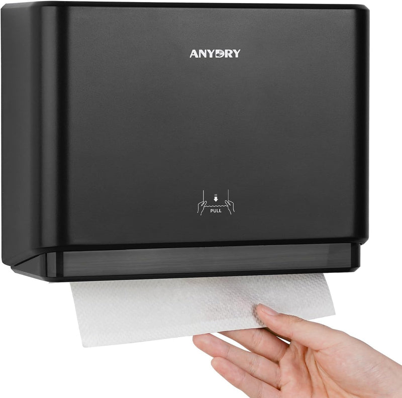 anydry 5101 Spender Hygienisch ABS Papierhandtuchspender Kommerziell für Falthandtücher An der Wand