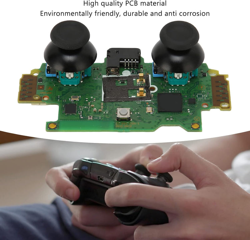 Gamepad Ersatz Mainboard für PS4 Slim Gamepad JDM030, mit Paar 3D Hut, Gleiche Reaktion und Funktion