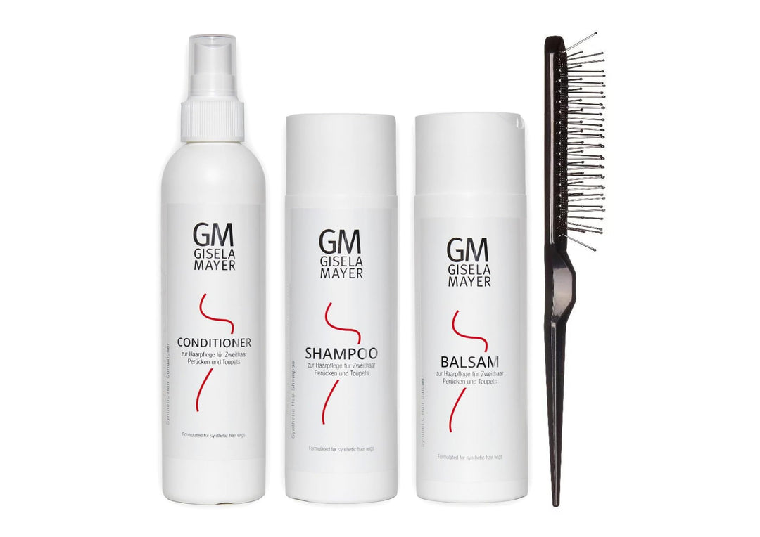 Perücken Kunsthaar Pflegeset Shampoo 200 ml + Balsam 200 ml + Conditioner 200 ml Gisela Mayer