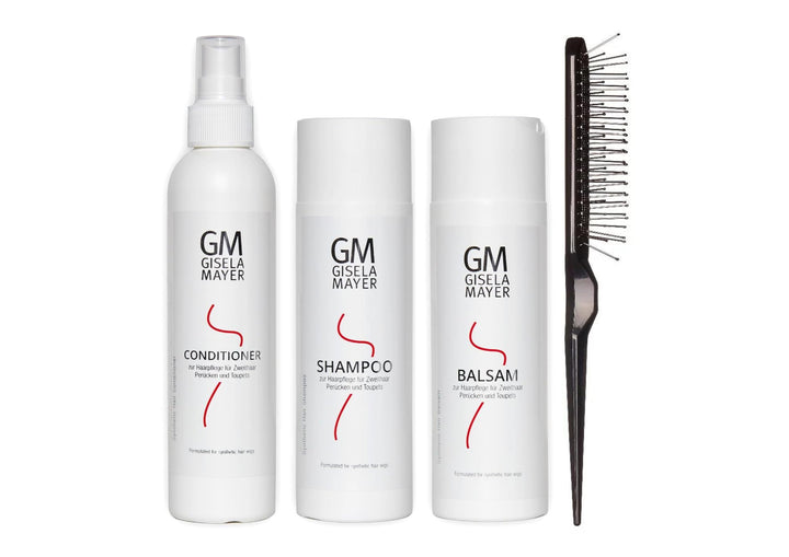 Perücken Kunsthaar Pflegeset Shampoo 200 ml + Balsam 200 ml + Conditioner 200 ml Gisela Mayer
