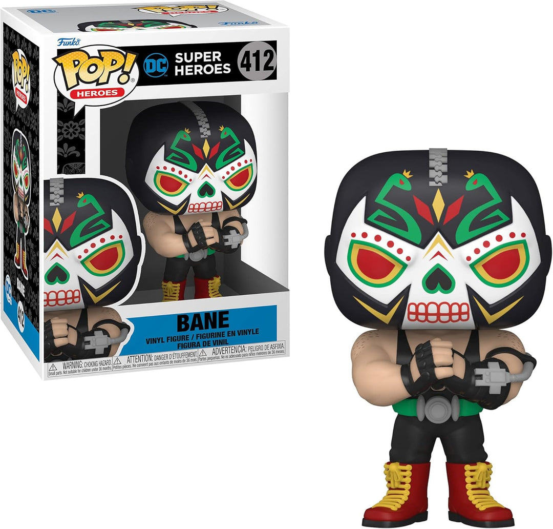 Funko Heroes: POP! Dia De Los DC Collectors Set - Bane, Batman, Harley Quinn, Joker