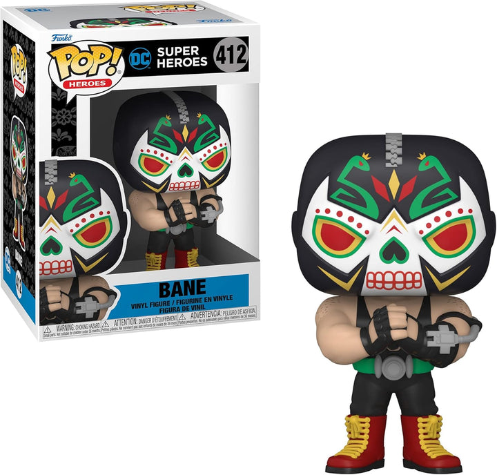 Funko Heroes: POP! Dia De Los DC Collectors Set - Bane, Batman, Harley Quinn, Joker