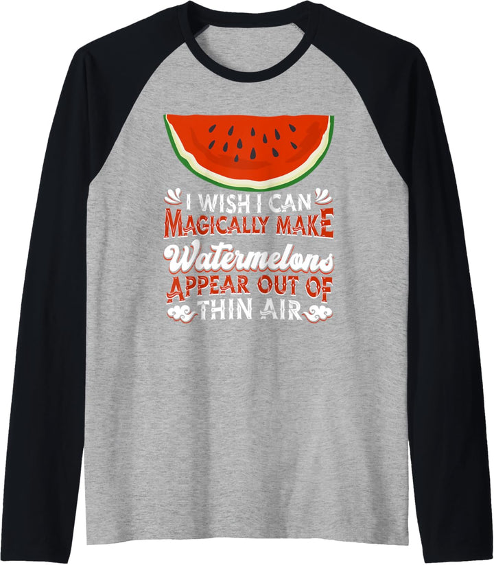 Melone Sommer Urlaub - Wassermelone Raglan