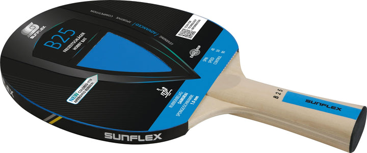 Sunflex® Color COMP B25 Tischtennisschläger | Tischtennis Racket Bat TT Hobby Freizeitschläger mit k