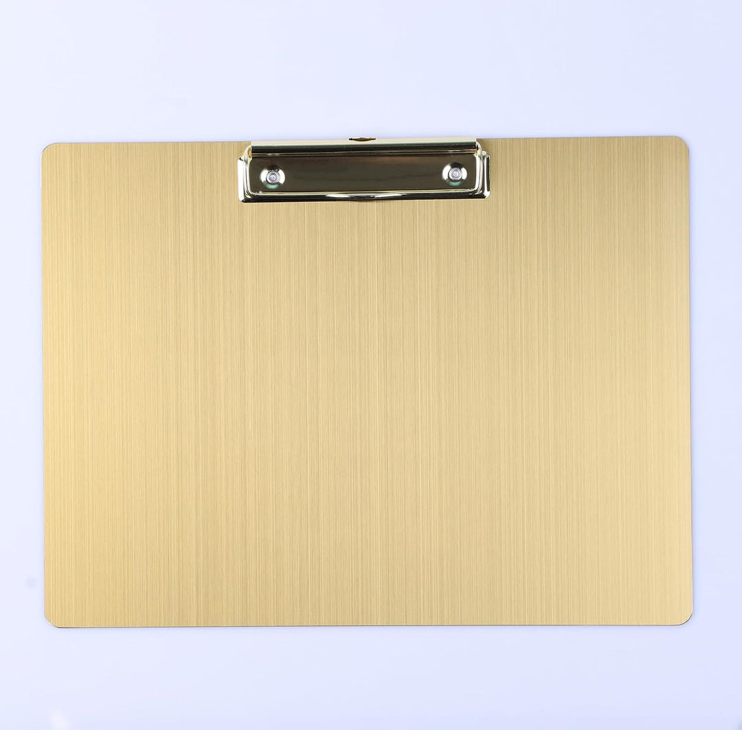 Magnetische Klemmbretter aus Edelstahl, Metallklemmbretter mit flachem 304-Clip, schwarze Tafeln für