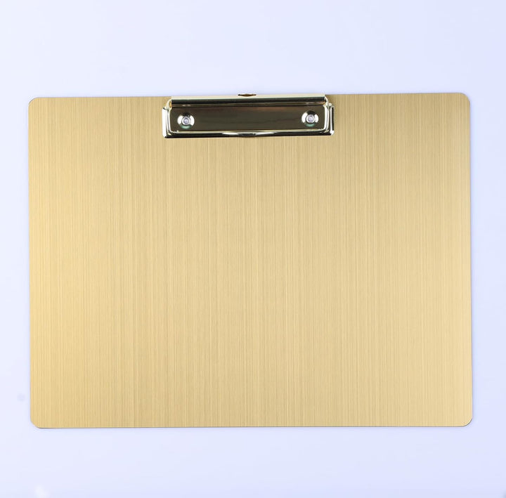 Magnetische Klemmbretter aus Edelstahl, Metallklemmbretter mit flachem 304-Clip, schwarze Tafeln für