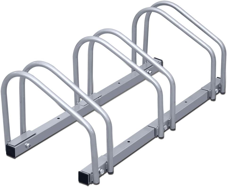 Eulenke Fahrradständer Metall Verzinkt Stahl - fahrradhalter 35-55mm Reifenbreite und 32cm Radabstan
