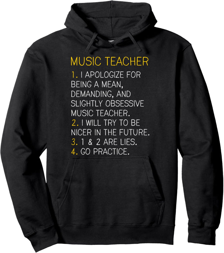 Geschenke für Musiklehrer – Go Practice Pullover Hoodie
