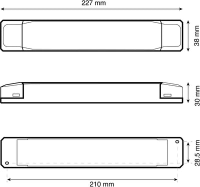 illuburg LED Trafo 24V 150W Flackerfrei für LED Strip Lampe LED Netzteil Treiber Transformator Drive