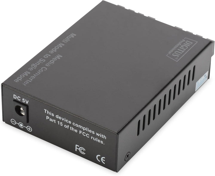 DIGITUS Medienkonverter - Multimode / Singlemode - Fast Ethernet - SC zu SC - 1310nm / 1310nm Wellen