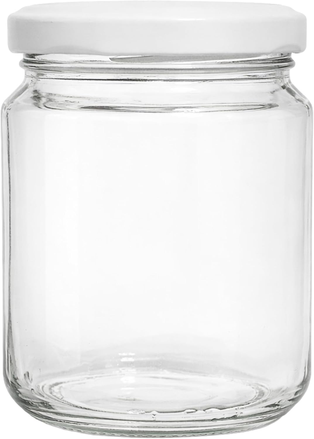Vitrea 200x Marmeladengläser 275 ml - mit Deckel Weiss TO 66 - Einmachgläser zum befüllen mit Schrau