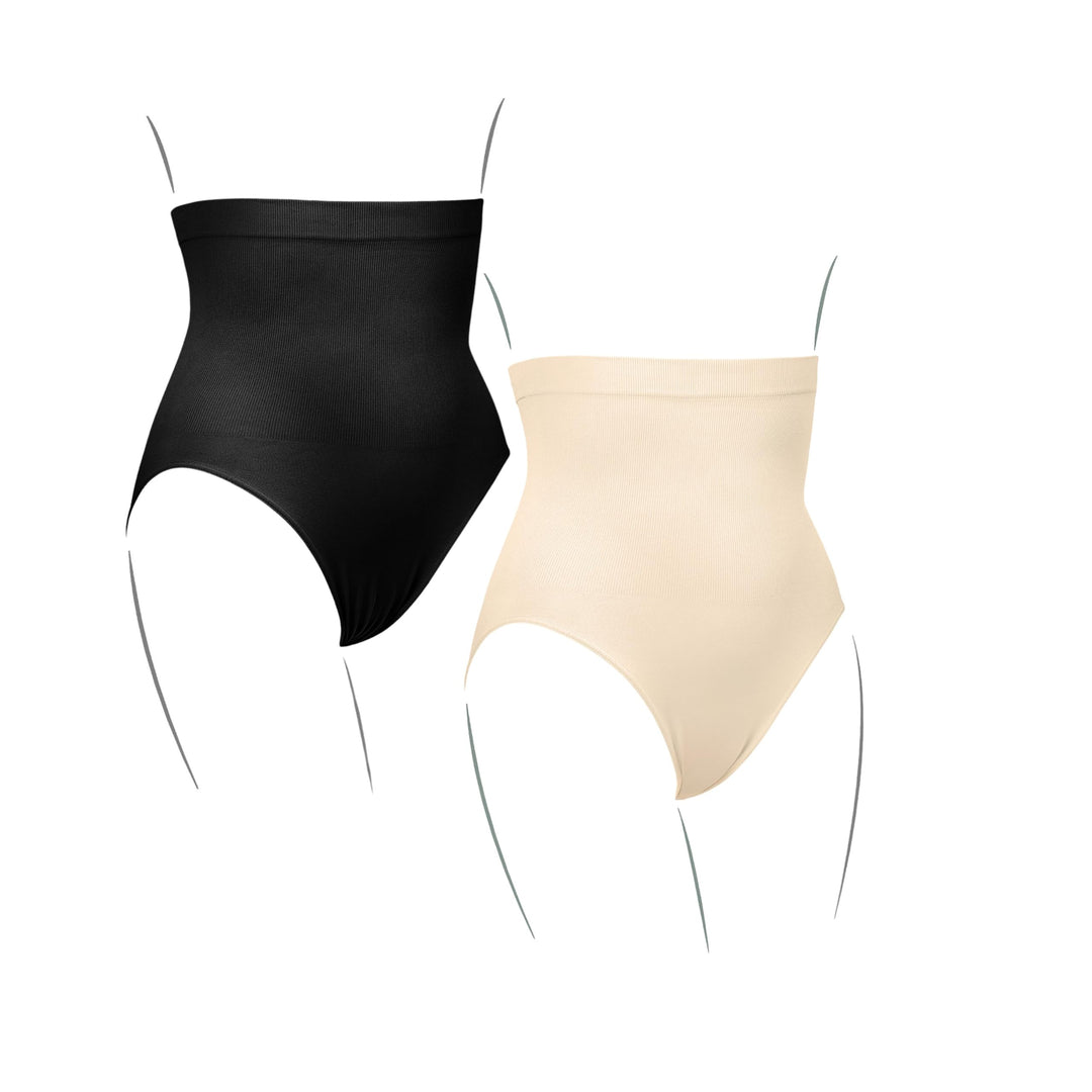 Kaiserschlüpfer Bauchschmeichler / 2er-Pack/Shapewear/Unterwäsche/atmungsaktiv/figurformend/high-Wai