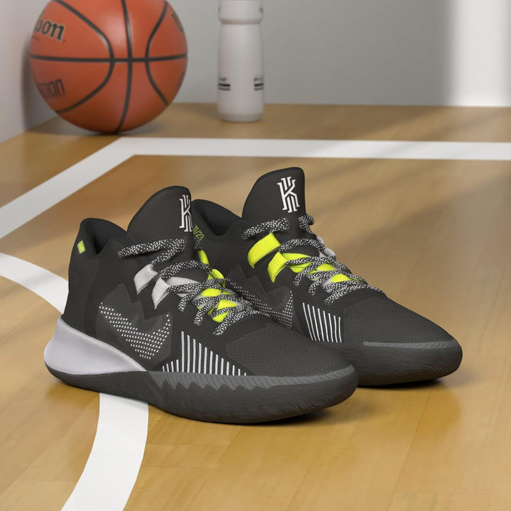 Nike Unisex Flytrap 4 Basketball Schuhe, 44 EU Schwarz Weiß Anthrazit 002