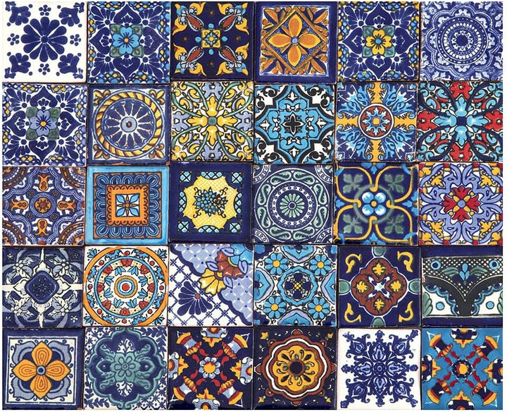 Cerames Mexikanische Keramische Fliesen Tonito - 120 dekorative mexikanische mosaik fliesen für Bade