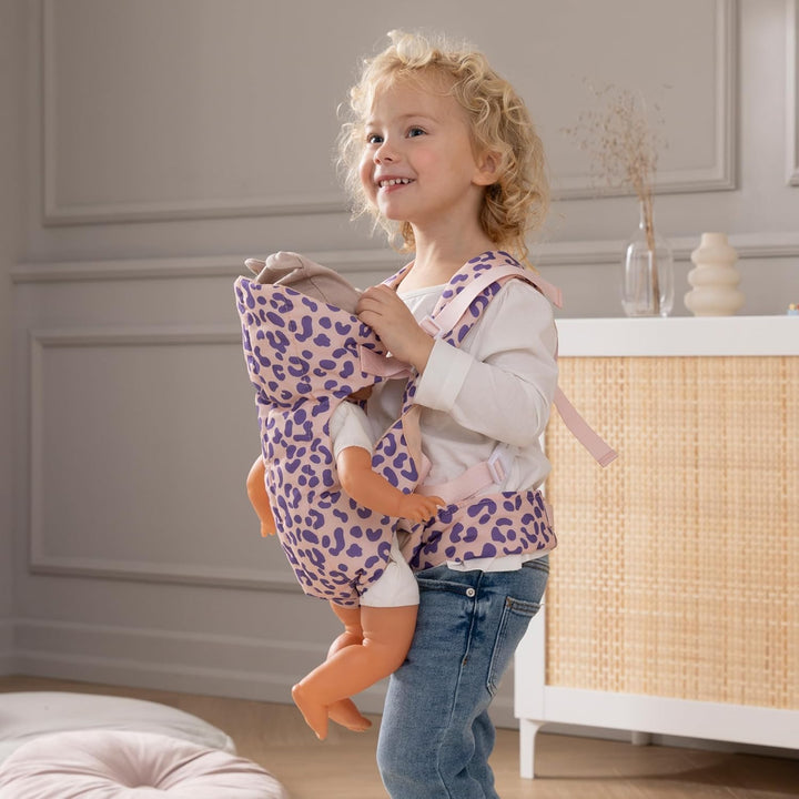 howa Puppentrage Kinder, Puppen Bauchtrage, Puppenzubehör für Babypuppe, Spielzeug Babytrage Puppe m