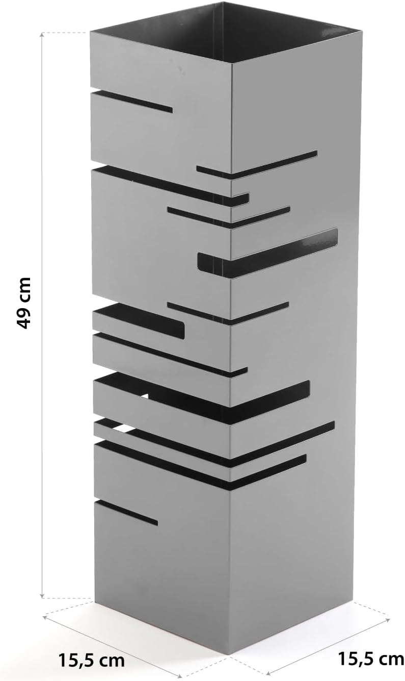 Versa Stripes Schirmständer für Eingang, Raum oder Halle, moderner Schirmhalter, Massnahmen (H x L x