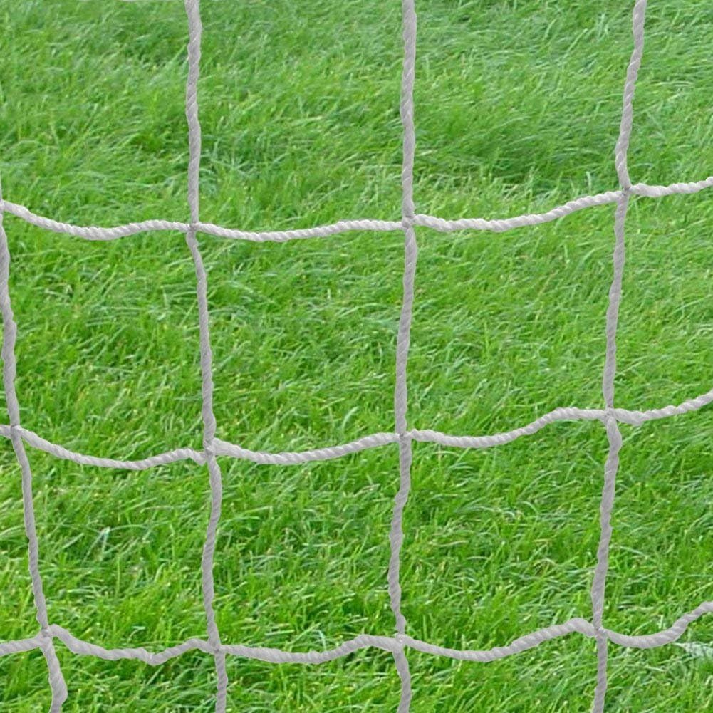 Fdit Fussball Tor Net, Polypropylen (PP) Fussball Sport Ersatz Tor Netze weiss, für Sport Match Trai