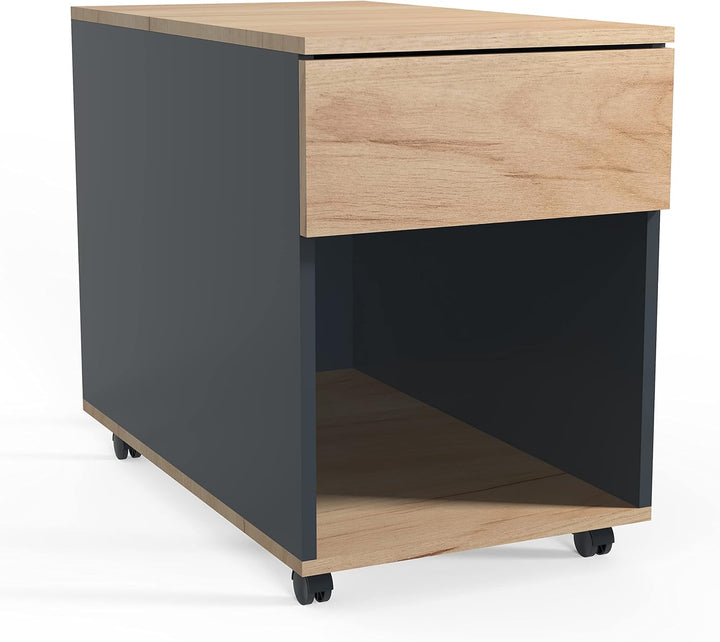 VCM Rollcontainer | Beistellcontainer mit Schubladen | Masse ca. H. 55 x B. 39 x T. 70 cm | Bürocont