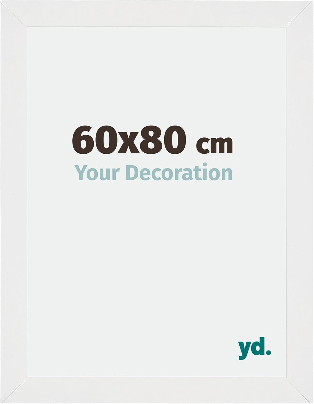 yd. Your Decoration - Bilderrahmen 60x80 cm - Bilderrahmen aus MDF mit Acrylglas - Antireflex - Ausg