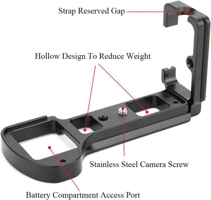Maranon Schnellwechselplatte, A6500 B Vertikal Quick Release L Bracket Platte Aluminiumlegierung L-F