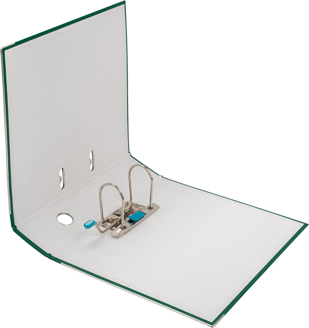 Elba Ordner A4, Smart Pro, 8 cm breit, Kunststoff aussen, grün, 10 Stück grün A4, breit, grün A4, br