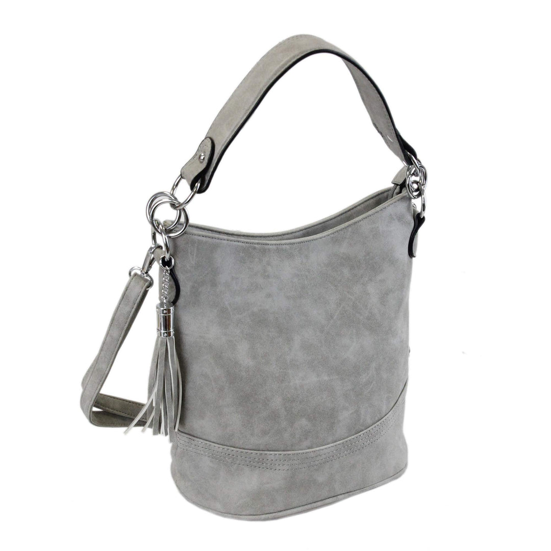 irisaa Damen Handtasche, Hobo Schultertasche, Shopper Multifunktional mit abnehmbarem Schulterriemen
