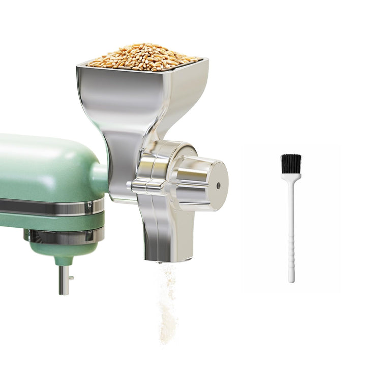 Getreidemühlen-Aufsatz kompatibel mit KitchenAid Standmixer von MMOBIEL – 12 Einstellbare Mahlgrade