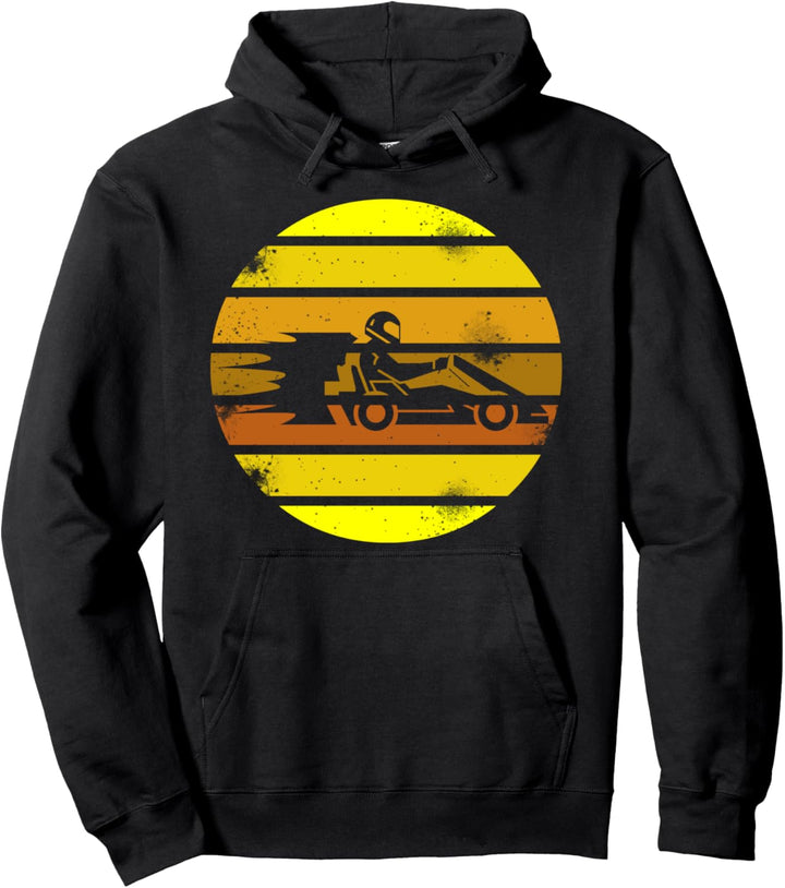 Go Kart Retro Kart Lover Racing Racer Gift Pullover Hoodie