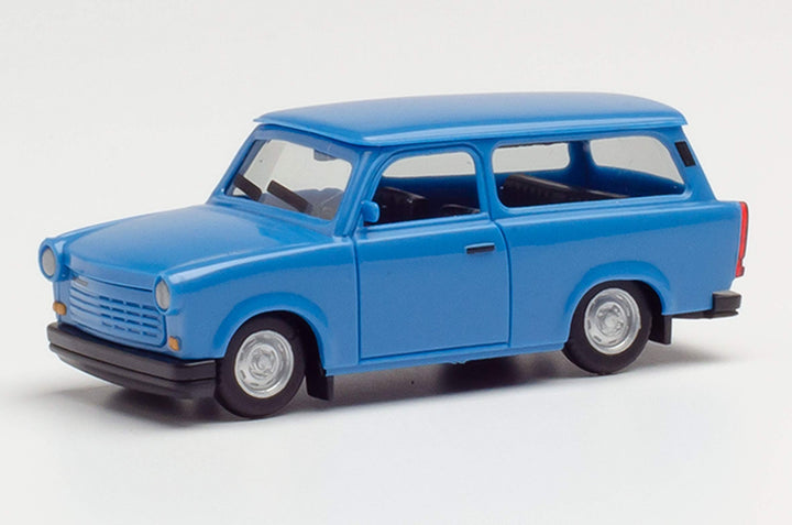 Herpa 027359-003 Trabant 1.1 Universal, olympiablau in Miniatur zum Basteln Sammeln und als Geschenk
