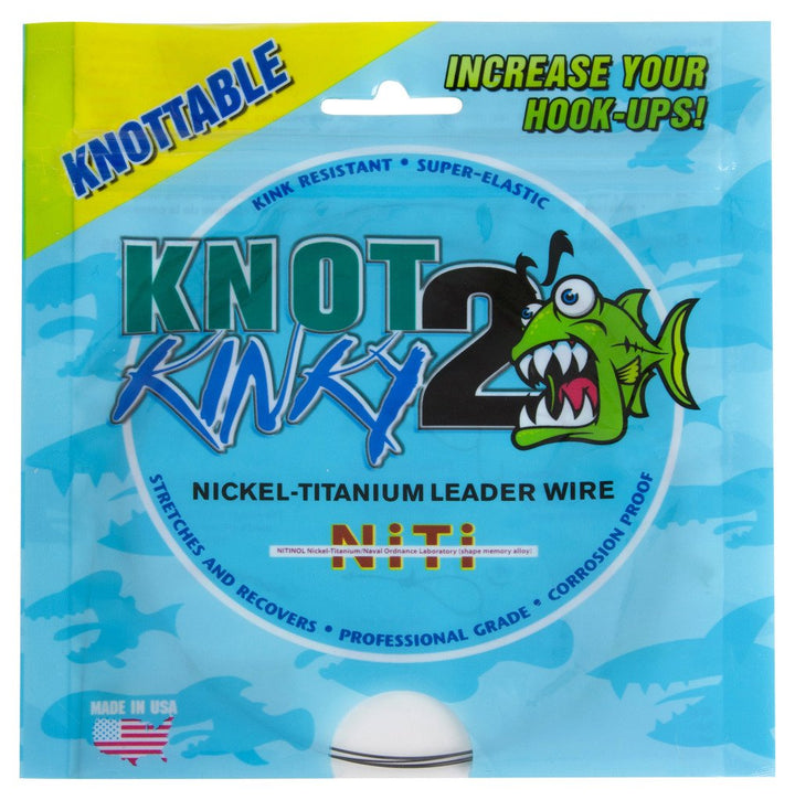 Aquateko Single Strand Nickel-Titan Angel Vorfach KNOT2KINKY 30ft/9,2m (5,44kg-29,55kg / 12lb-65lb)