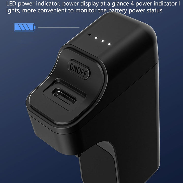 3500 mAh Akku für PS5 Controller, Tragbarer Controller Akku mit LED Anzeige, Individueller Schalter,