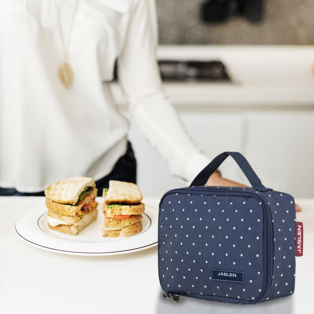 JASLEN - Kühltasche Klein mit Two Frischhaltedose - Reisen Isoliertasche für die Arbeit - Widerstand