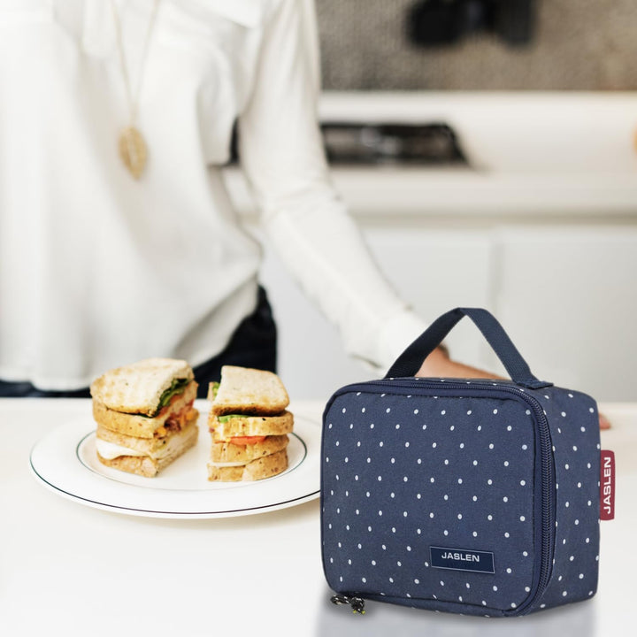 JASLEN - Kühltasche Klein mit Two Frischhaltedose - Reisen Isoliertasche für die Arbeit - Widerstand