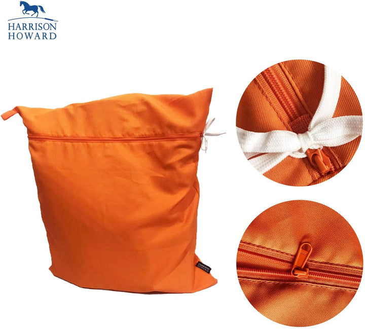 Harrison Howard Waschbeutel Waschen Hund Pferd Haar Wäscheteppich Blatt Stiefel-orange, Orange
