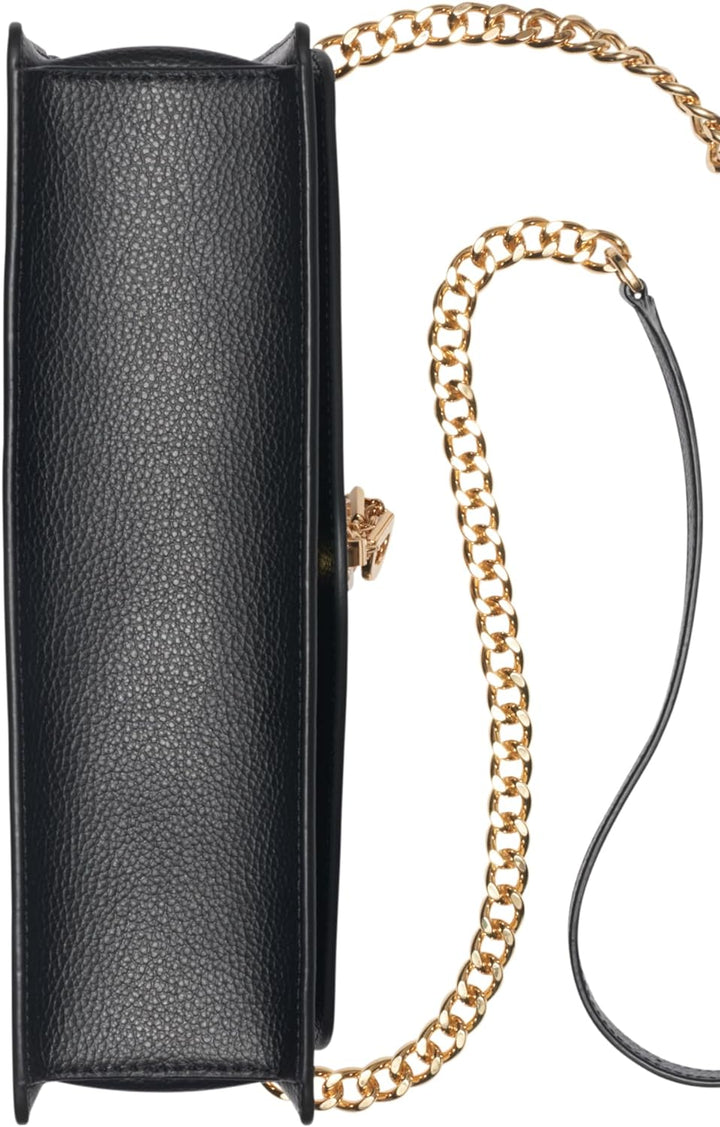 DKNY Damen Elissa Lg Shoulder Bag Umhängetasche, Einheitsgrösse Black Gold, Black Gold