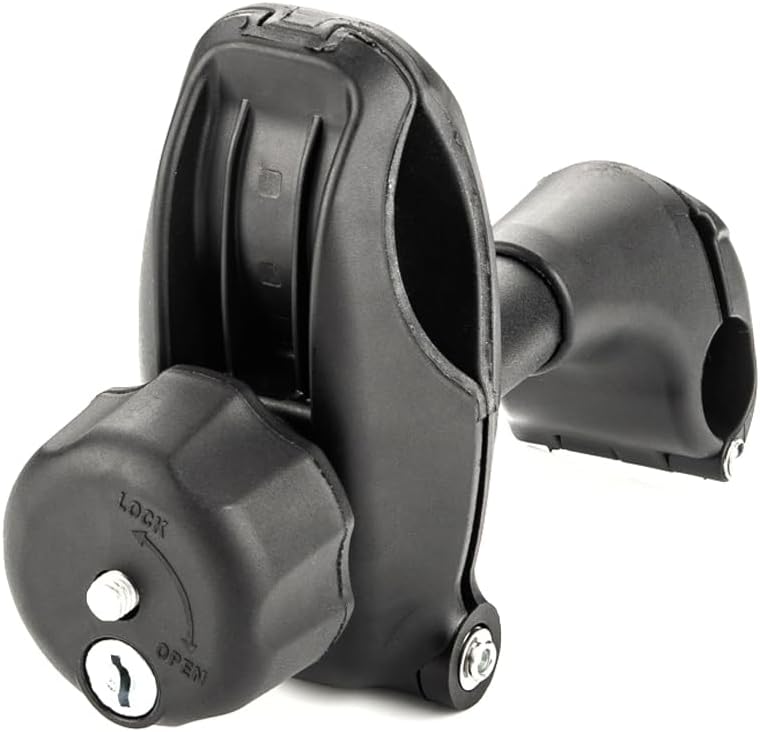 LST Rahmenhalter für Fahrradträger Radhalter 21 cm U-Bügelrohr Ø 25 mm abschliessbar