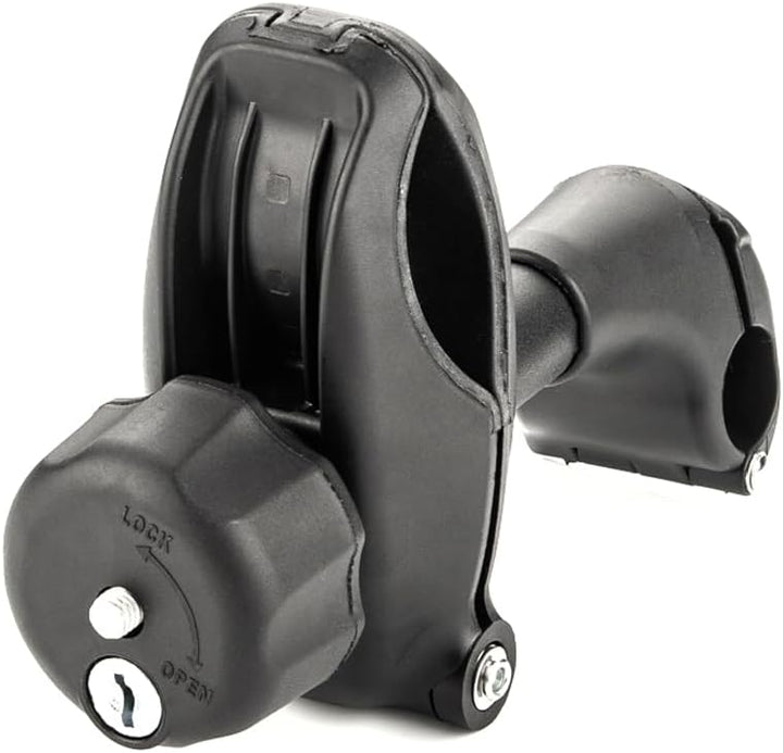 LST Rahmenhalter für Fahrradträger Radhalter 21 cm U-Bügelrohr Ø 25 mm abschliessbar