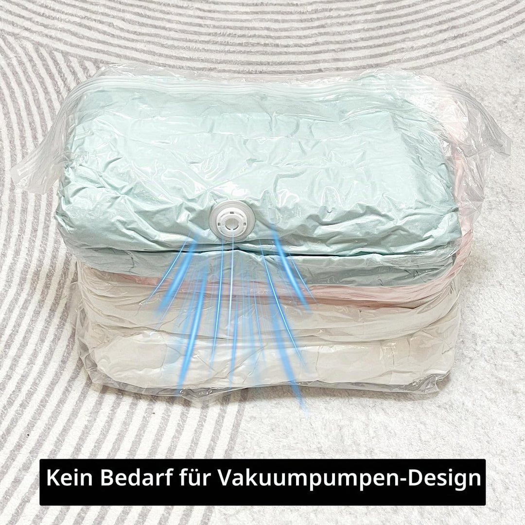 QWORK® 4 Stück Würfel Vakuumbeutel, 80x100x38 cm Extra Grosse Wiederverwendbare Vaccumiertüten, für