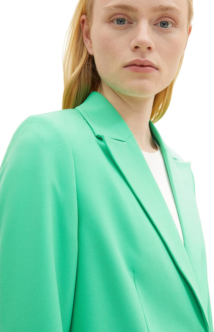 TOM TAILOR Denim Women's boyfriend blazer M 11052 - Strong Green, M 11052 - Strong Green