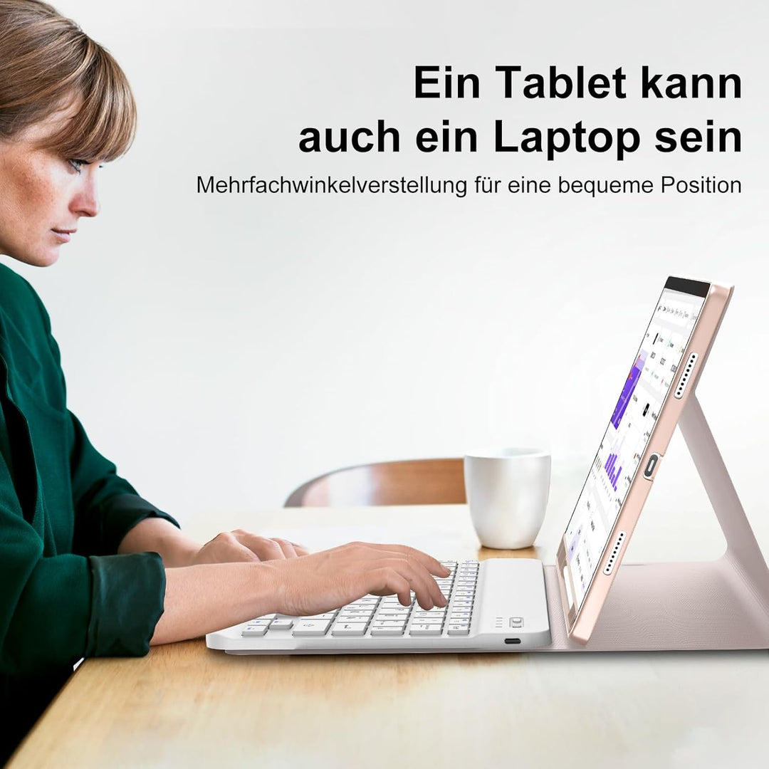 Tastatur für Samsung Galaxy Tab S10 Lite AI Tablet 10.9" 2025/S10 FE, Kabellose Magnetisch Abnehmbar